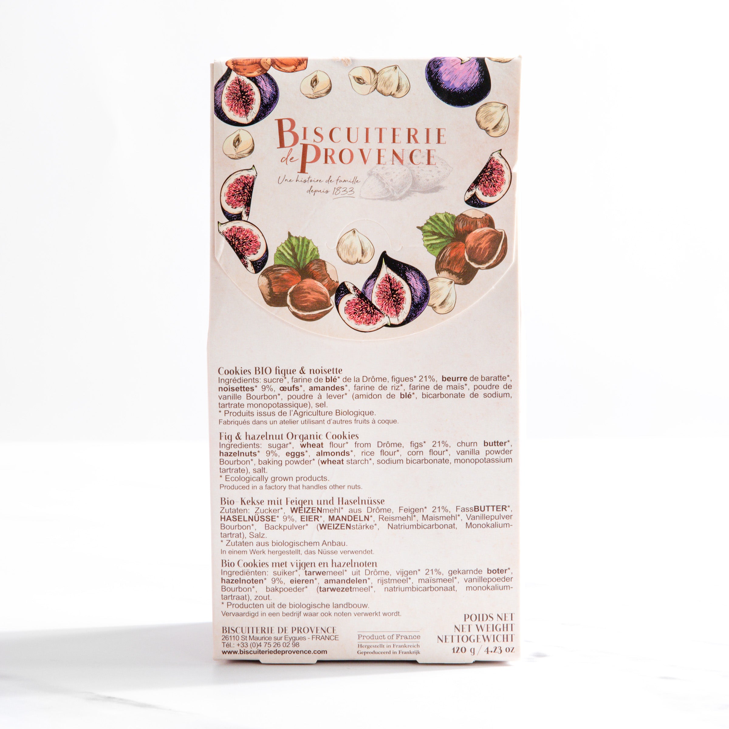 igourmet_15093_Organic Fig and Hazelnut Cookies_Biscuiterie de Provence_Cookies & Biscuits