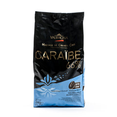 Caraibe 66% Chocolate Couverture Feves - igourmet