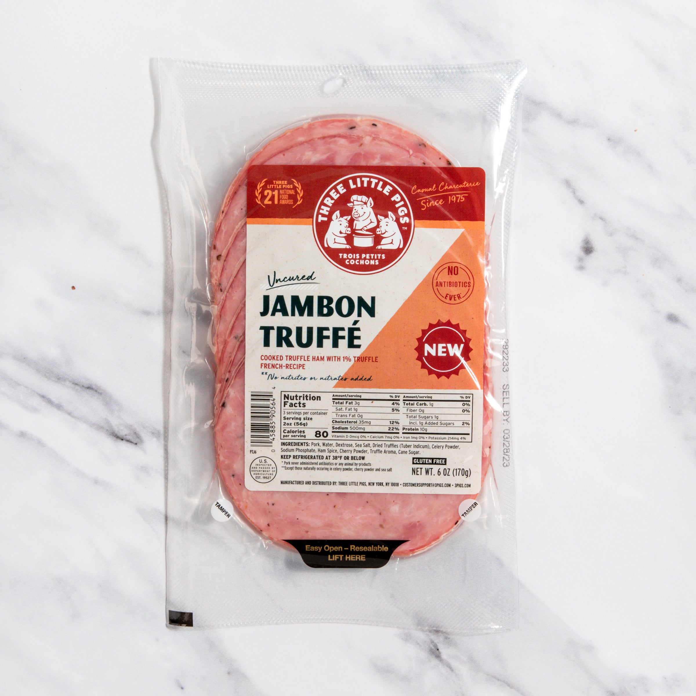 Sliced Truffle Ham - Jambon Truffé