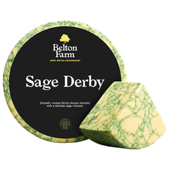 Belton Farm's Sage Derby Cheese - igourmet
