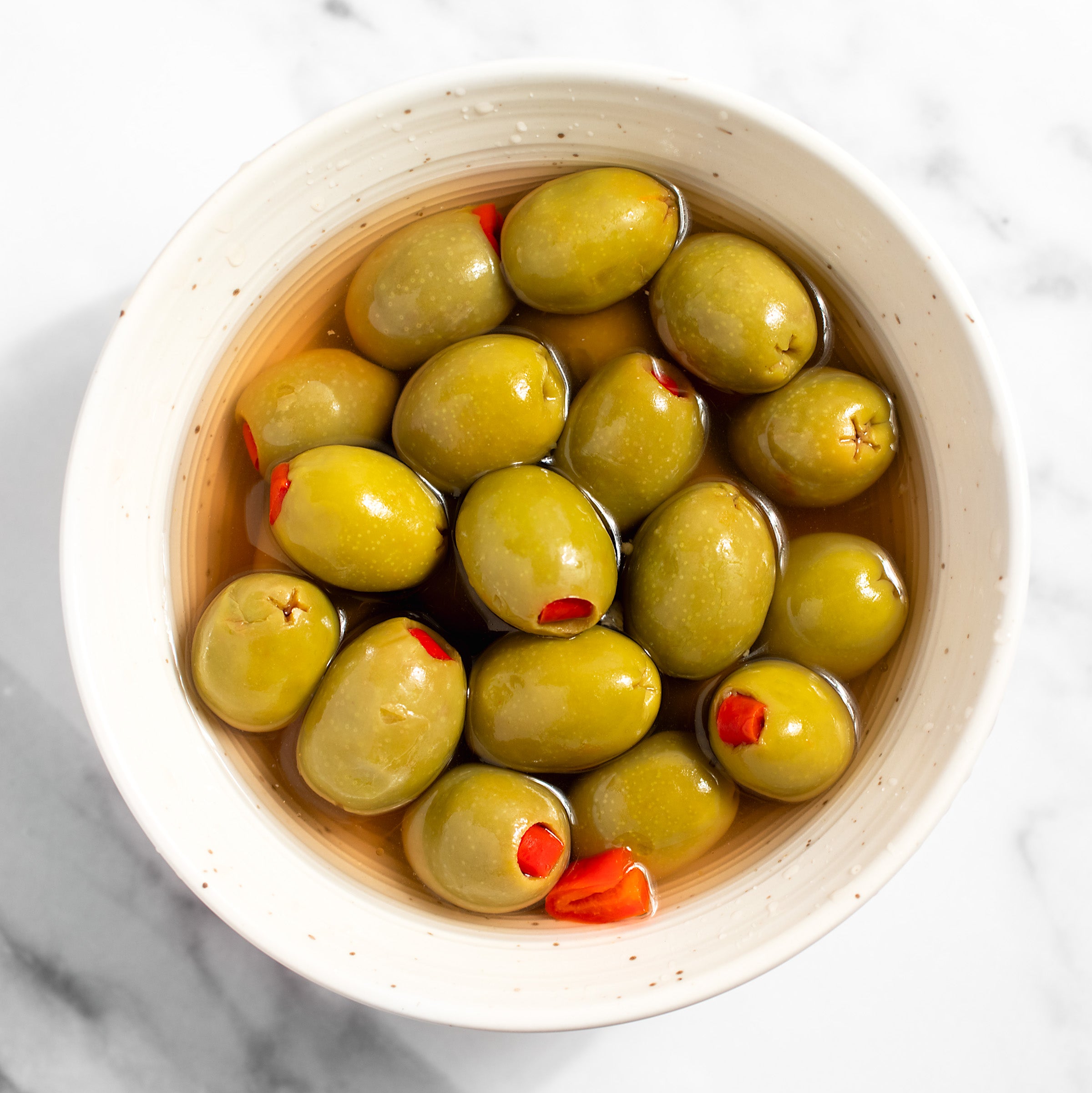 igourmet_1254-3_Sweet Pepper Stuffed Greek Olives_Divina_Olives & Antipasti