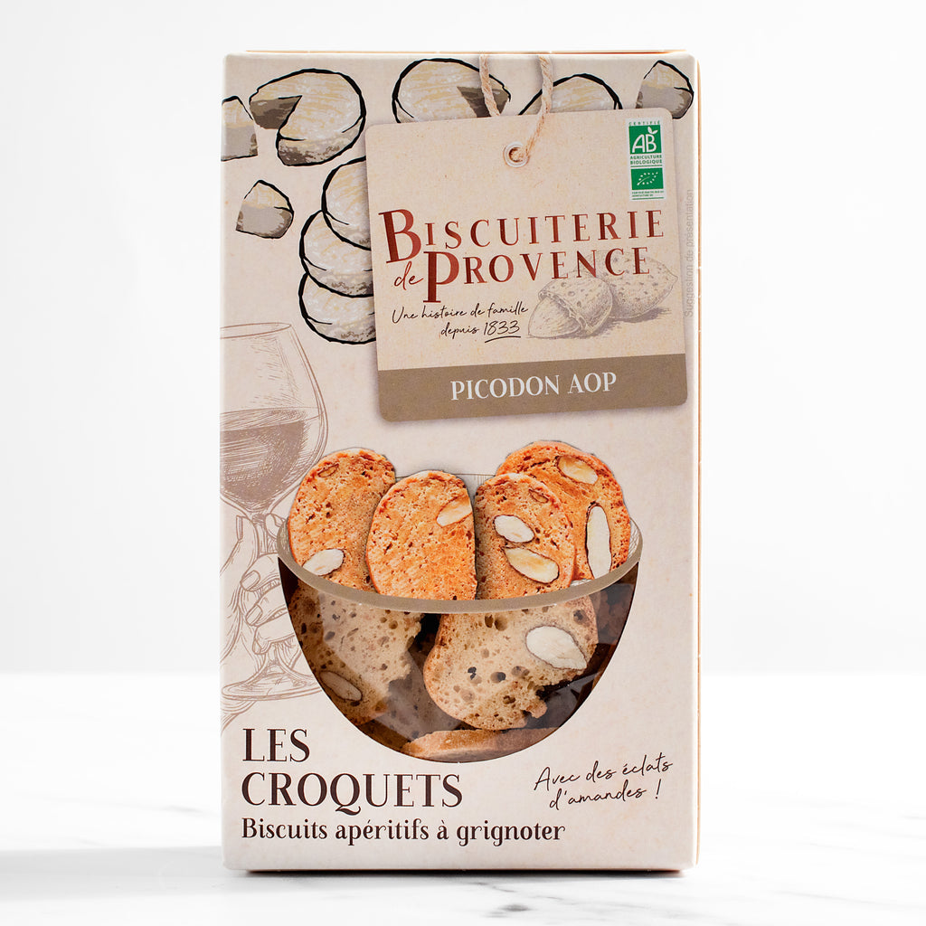 Les Croquets - French Organic Savory Goat Cheese Aperitif Crackers