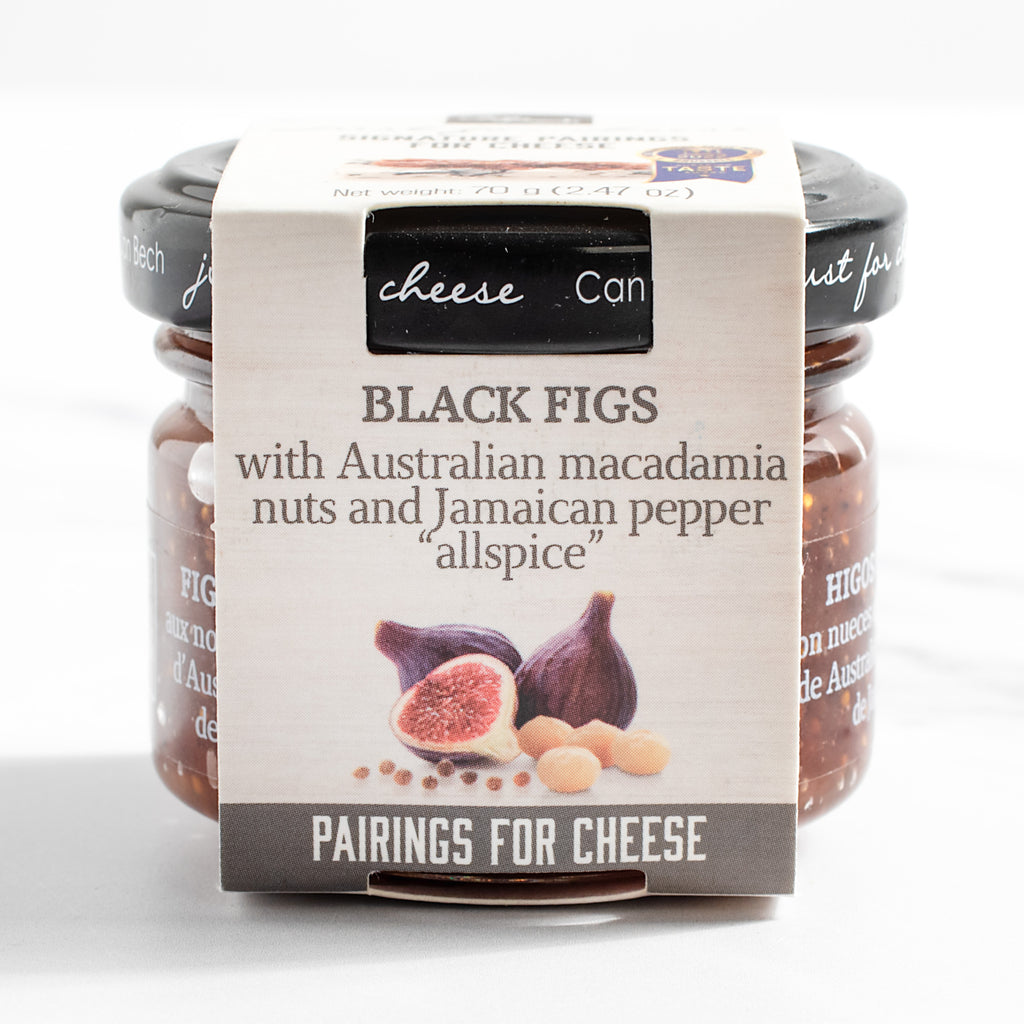 Black Fig Spread with Macadamias and Allspice for Blue Cheeses