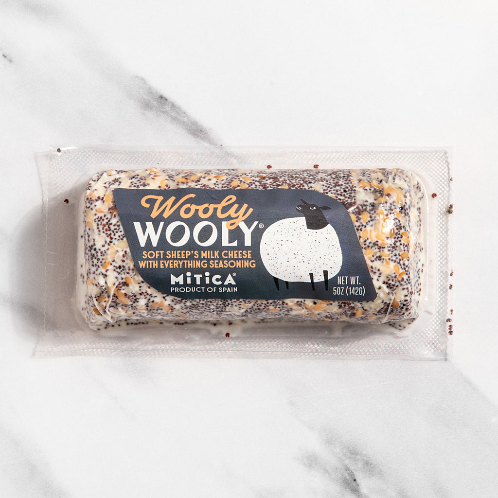 Wooly Wooly® Soft Spanish Sheep's Milk Cheese with Everything Seasoning