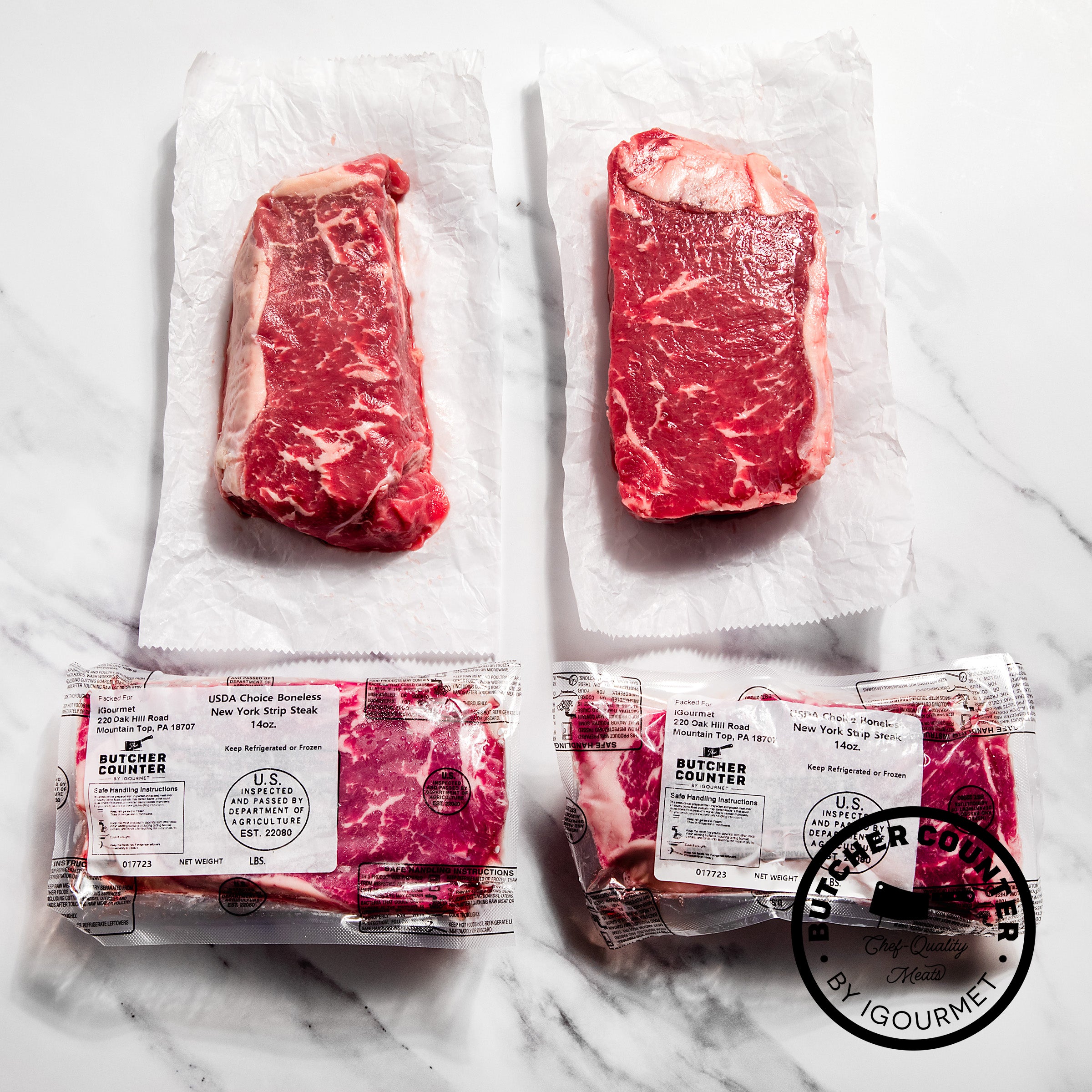 USDA Prime Strip Steak Gift Box