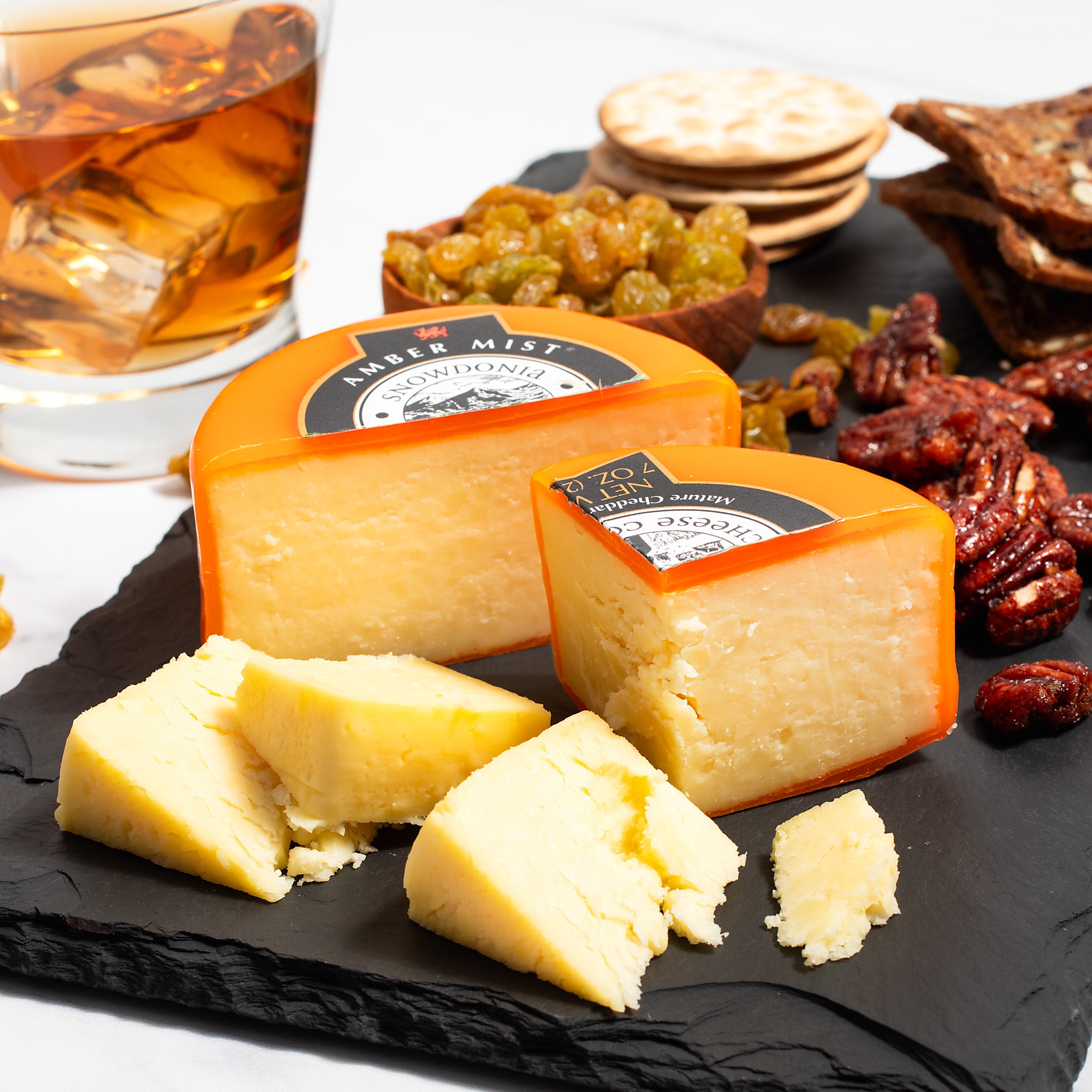 igourmet_2449-3_Amber Mist Welsh Truckle Cheese - Mature Cheddar with Whisky_Snowdonia_Cheese