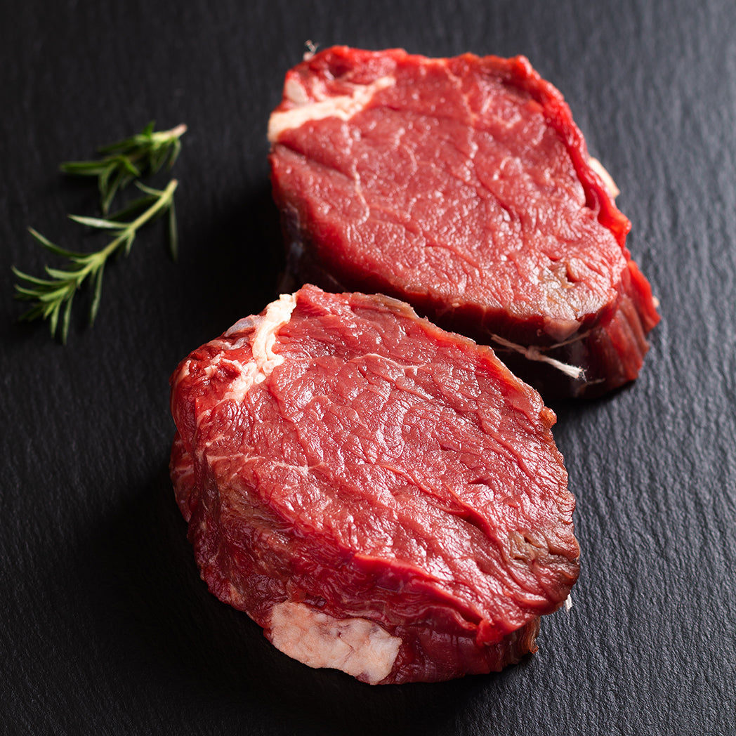 Grass Fed Organic Piedmontese Beef Filet Mignon Steaks (10 pcs)