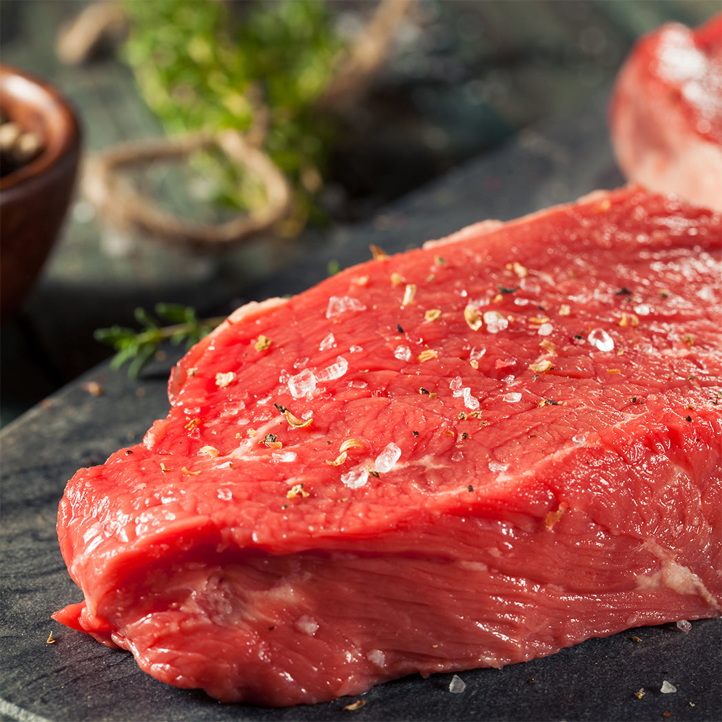 Grass-Fed Organic Piedmontese Beef Sirloin Steaks (10 pcs)