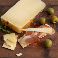 Asiago d'Allevo Cheese DOP Oro del Tempo_Cut & Wrapped by igourmet_Cheese