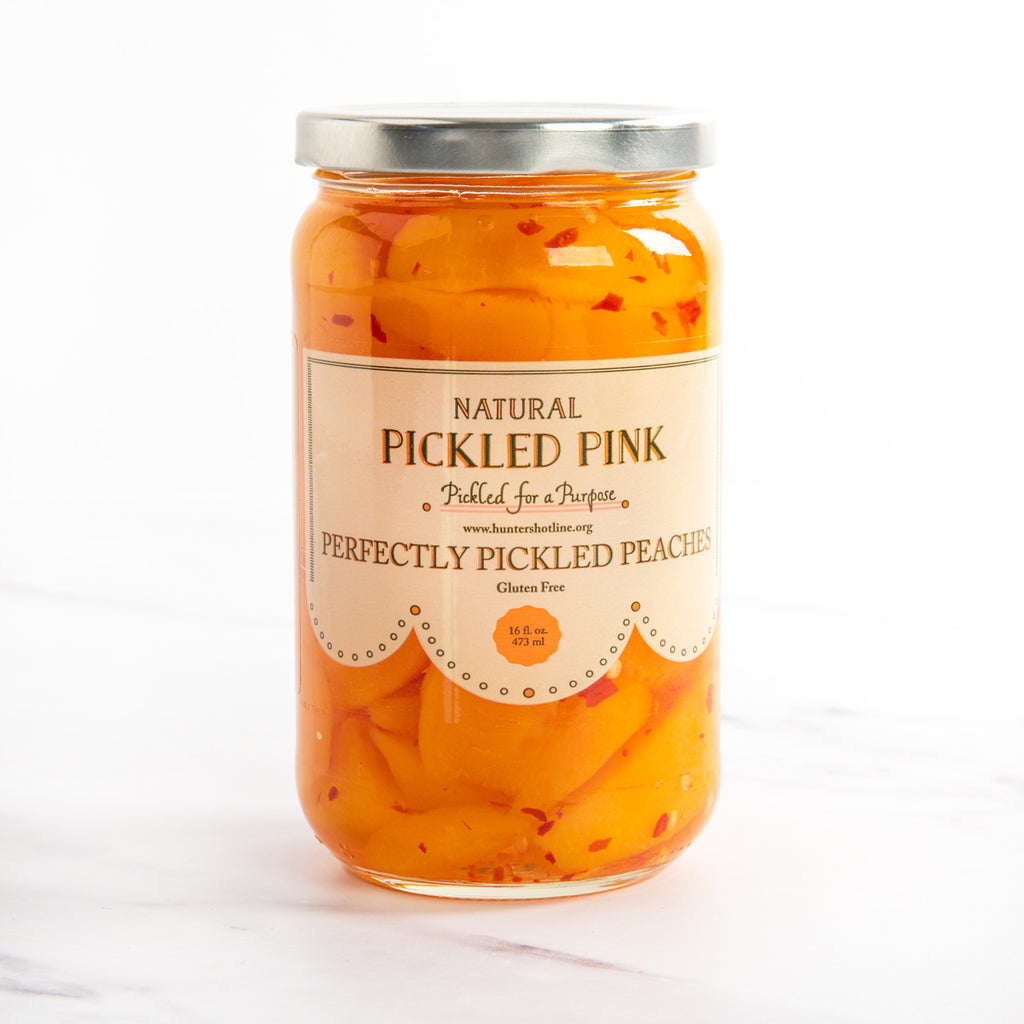Perfectly Pickled Peaches