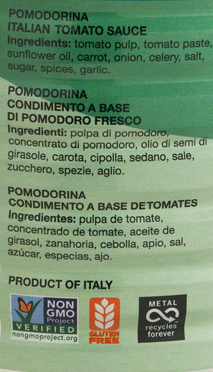 Pomodorina Restaurant Pasta Sauce - igourmet