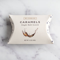 Single Malt Scotch Caramels Pillow Box - McCrea's Caramels - Candy