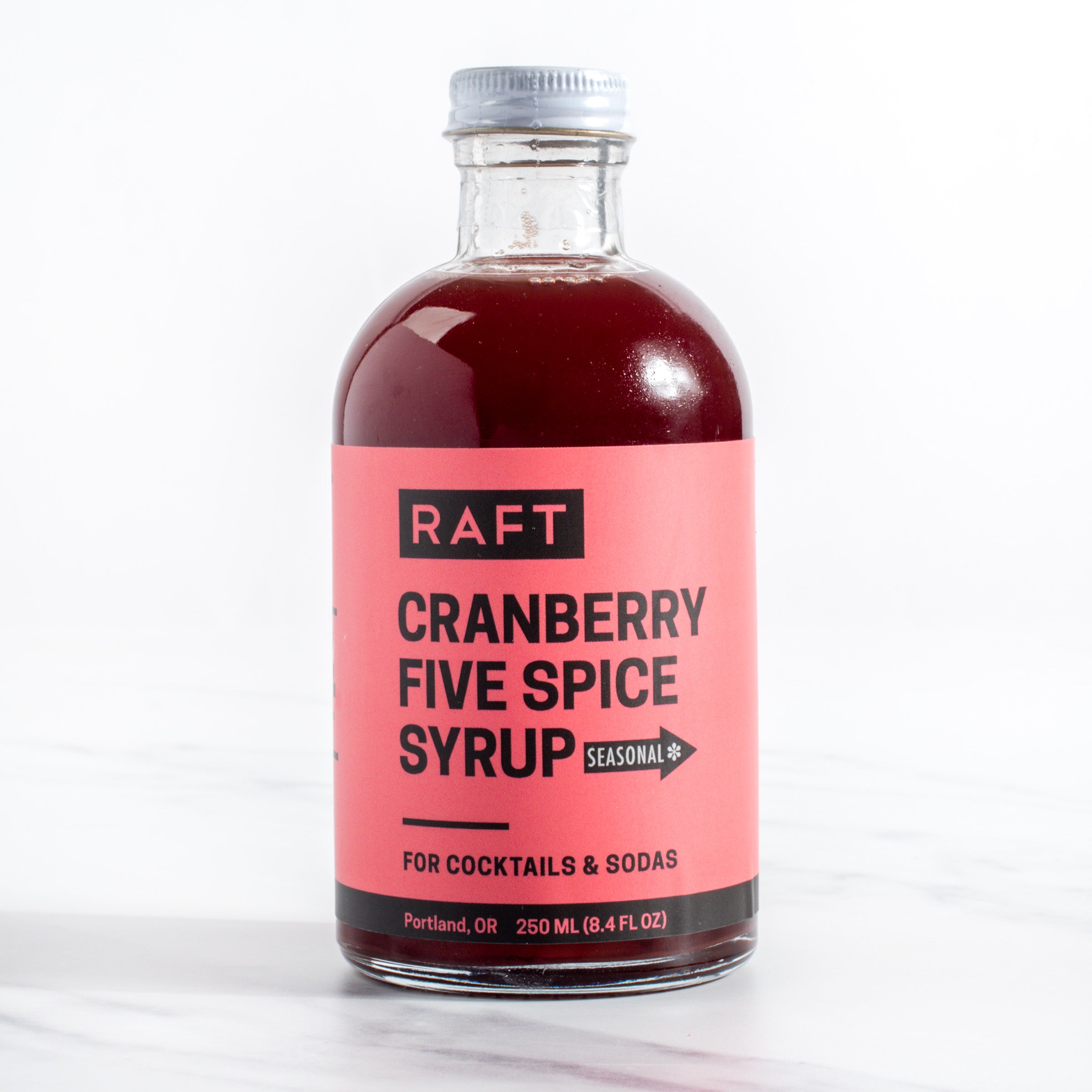 All Natural Cranberry Five Spice Syrup