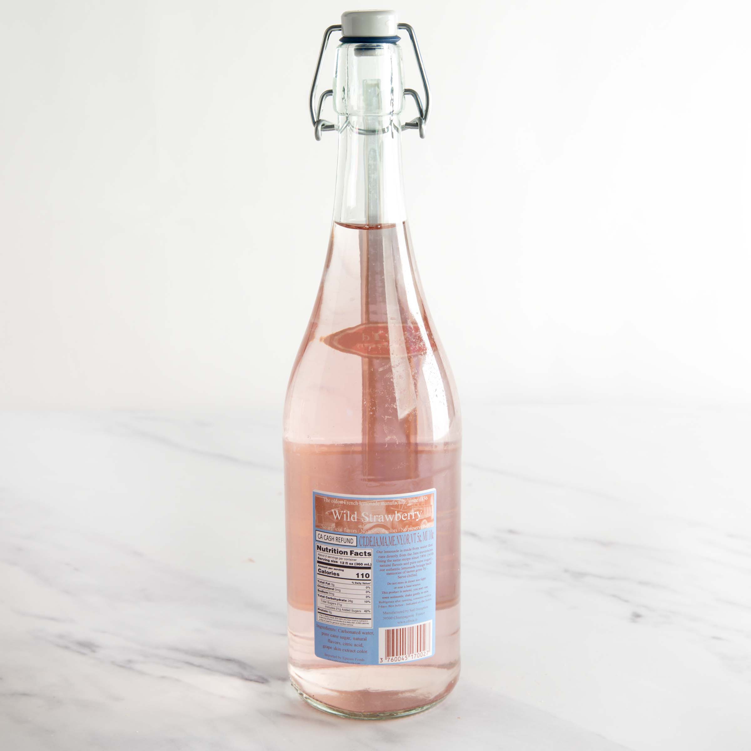 Sparkling Wild Strawberry French Lemonade_Elixia_Water, Soda, & Juice