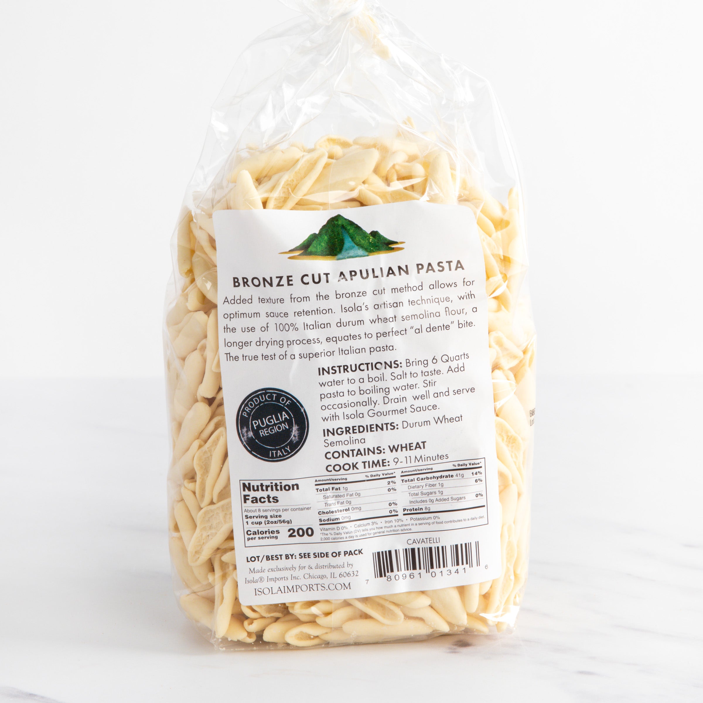 Italian Bronze Cut Semolina Wheat Pasta