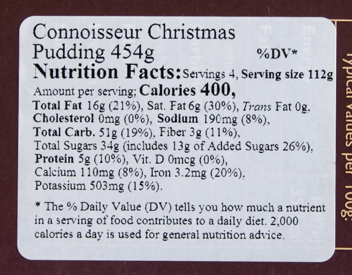 Connoisseur Christmas Pudding with Cognac_Cole's_Cakes