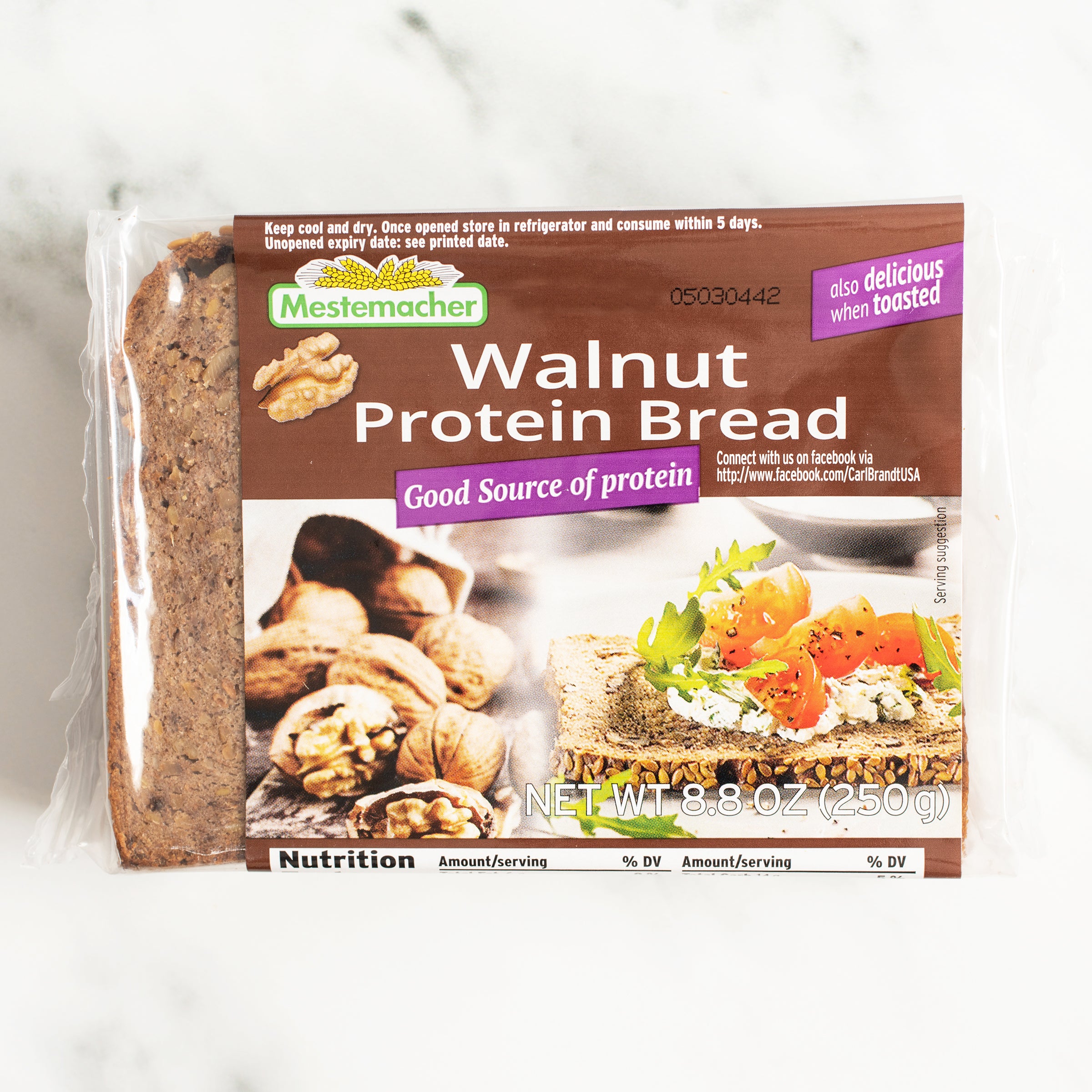 Walnut Protein Bread