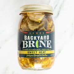 Sweet Heat Jalapeno Bread & Butter Pickle Crinkle Cut Chips_Backyard Brine_Pickles