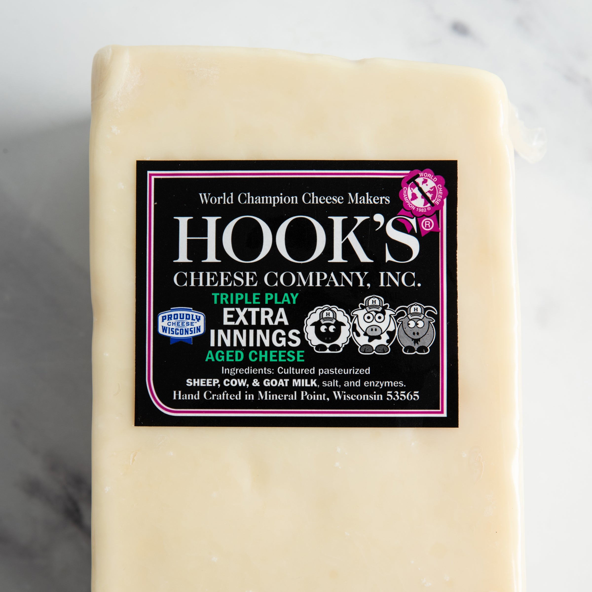 Hook’s Triple Play Extra Innings Aged Cheese