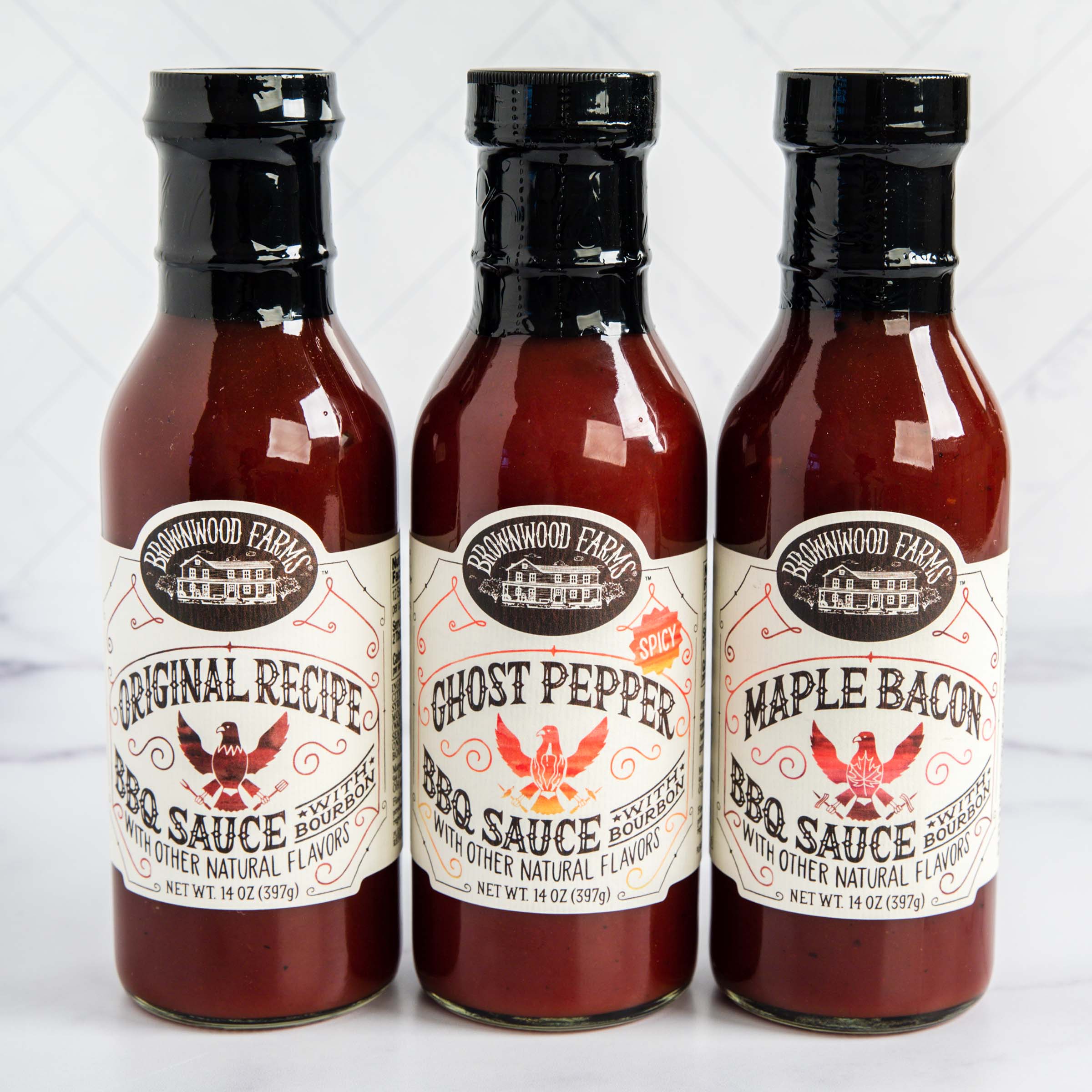 All Natural Bourbon-Infused BBQ Sauce_Brownwood Farms_Condiments & Spreads