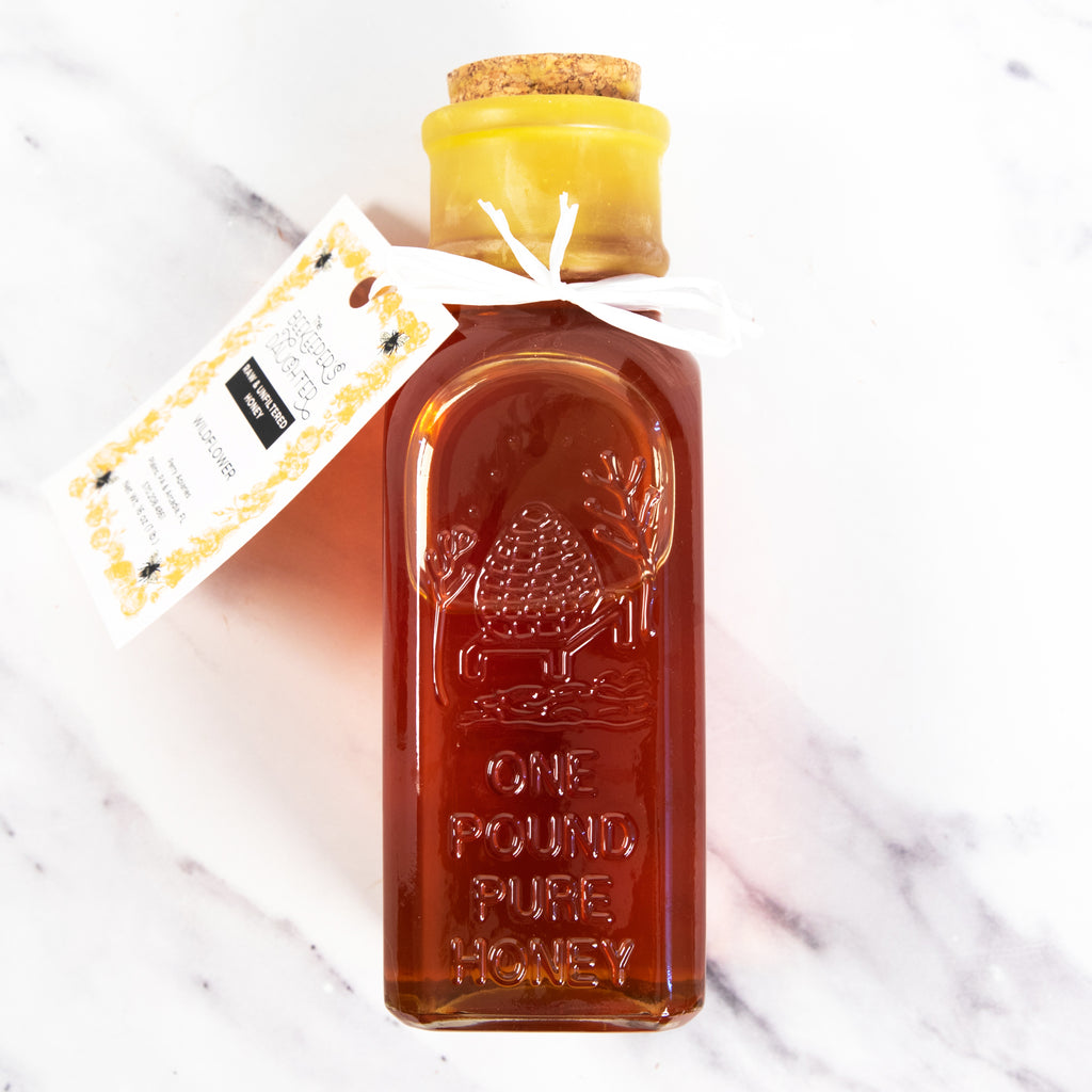 Raw Wildflower Honey - Gift Bottle