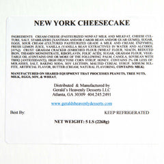 New York Style Cheesecake_Gerald's_Cakes