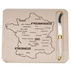 Map Cheese Board with Knife - igourmet
