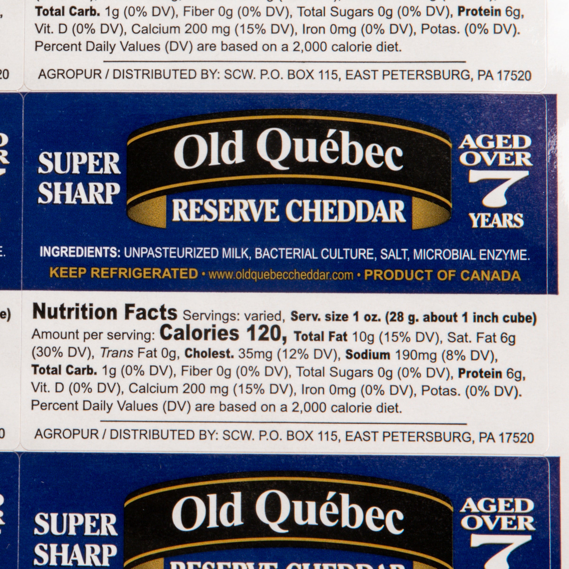 igourmet_2344S_Old Quebec_7 Year Vintage Cheddar_Cheese