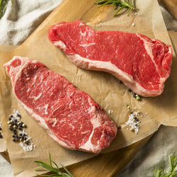 Bison NY Strip Steaks (Ten 8oz Steaks)
