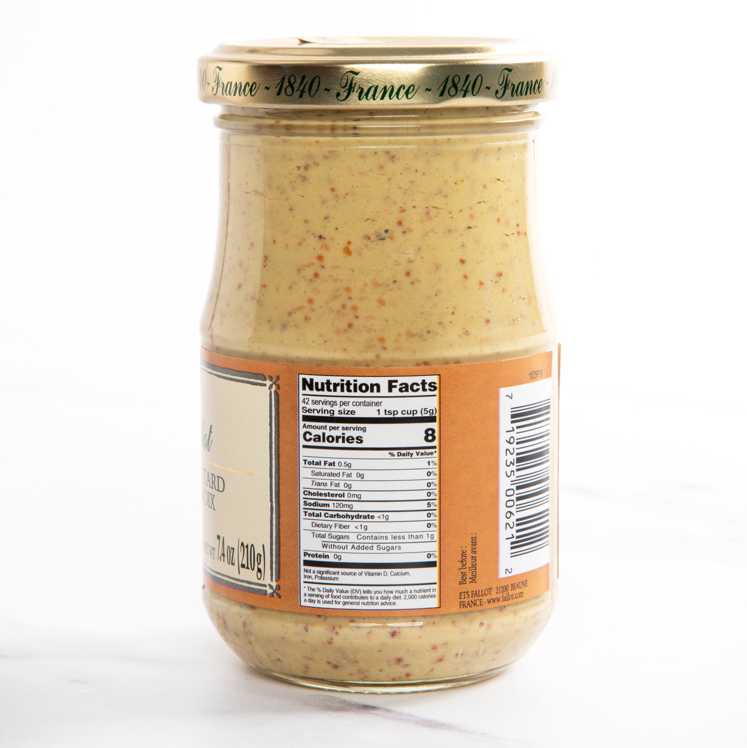 Dijon Mustard with Walnut_Edmond Fallot_Condiments & Spreads