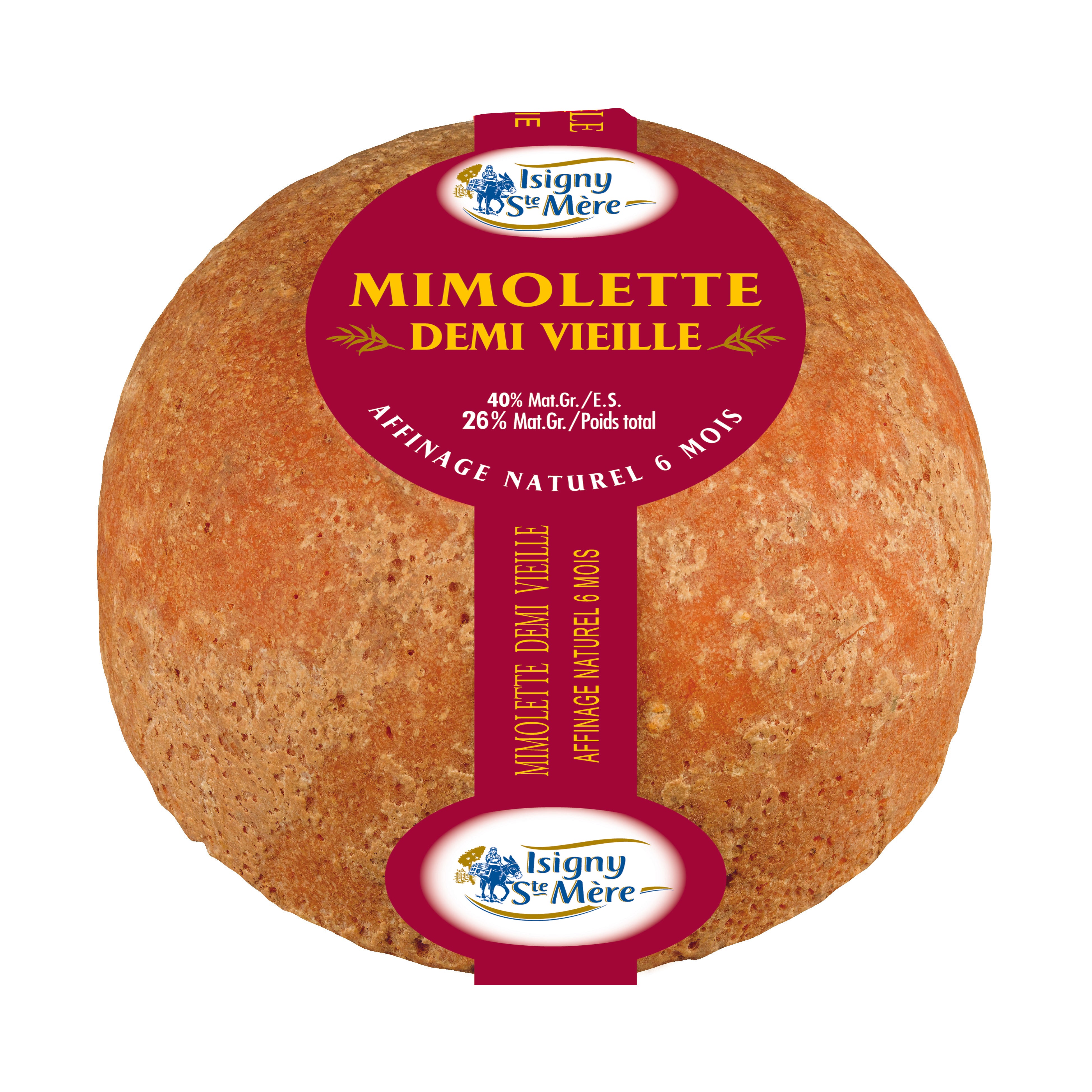 Aged Mimolette 6 Month_Cut & Wrapped by igourmet_Cheese