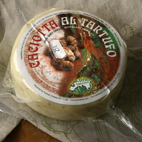 Caciotta al Tartufo Black Truffle Cheese