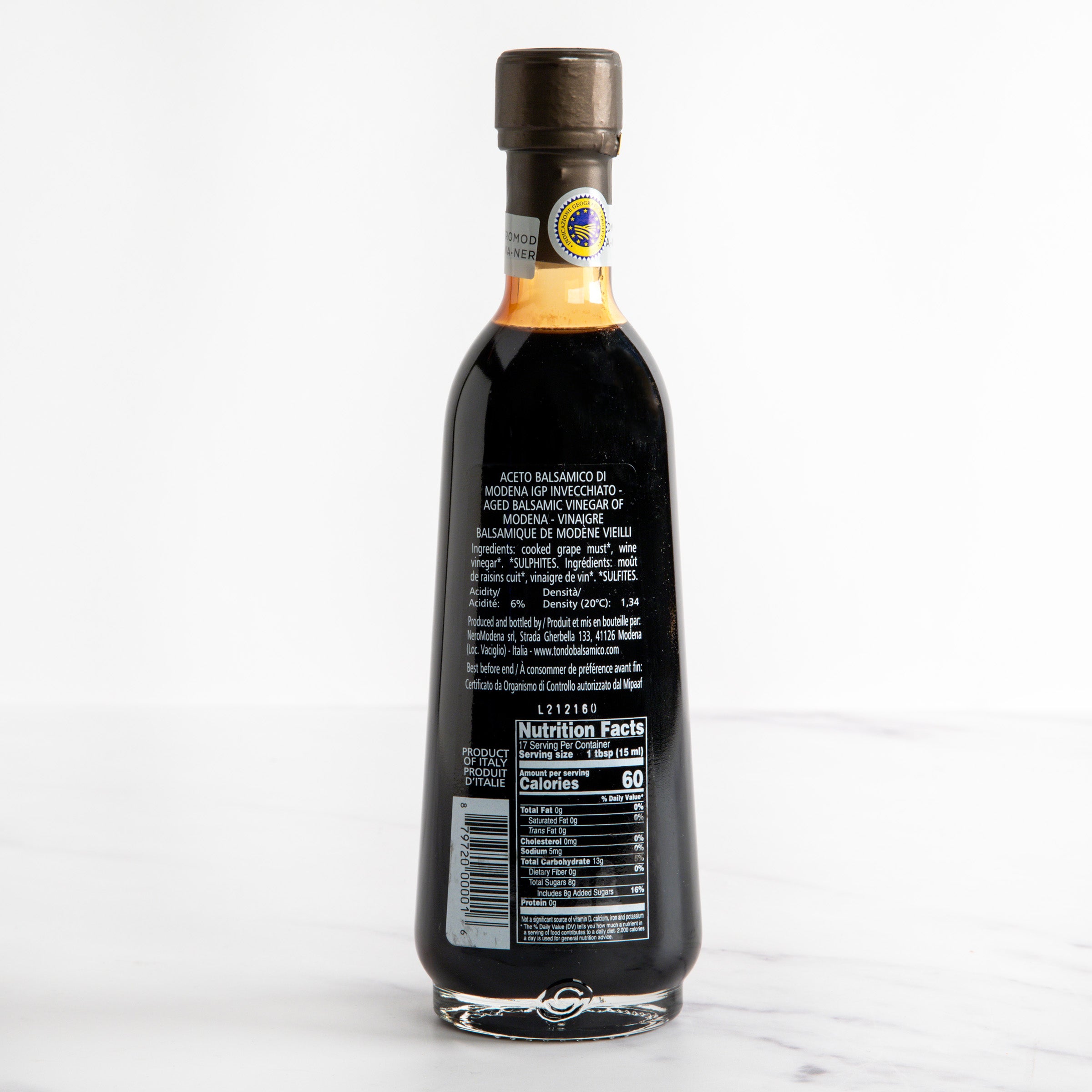 Grand Reserve Balsamic Vinegar-Aged 12 Yrs - Tondo - Balsamic Vinegar
