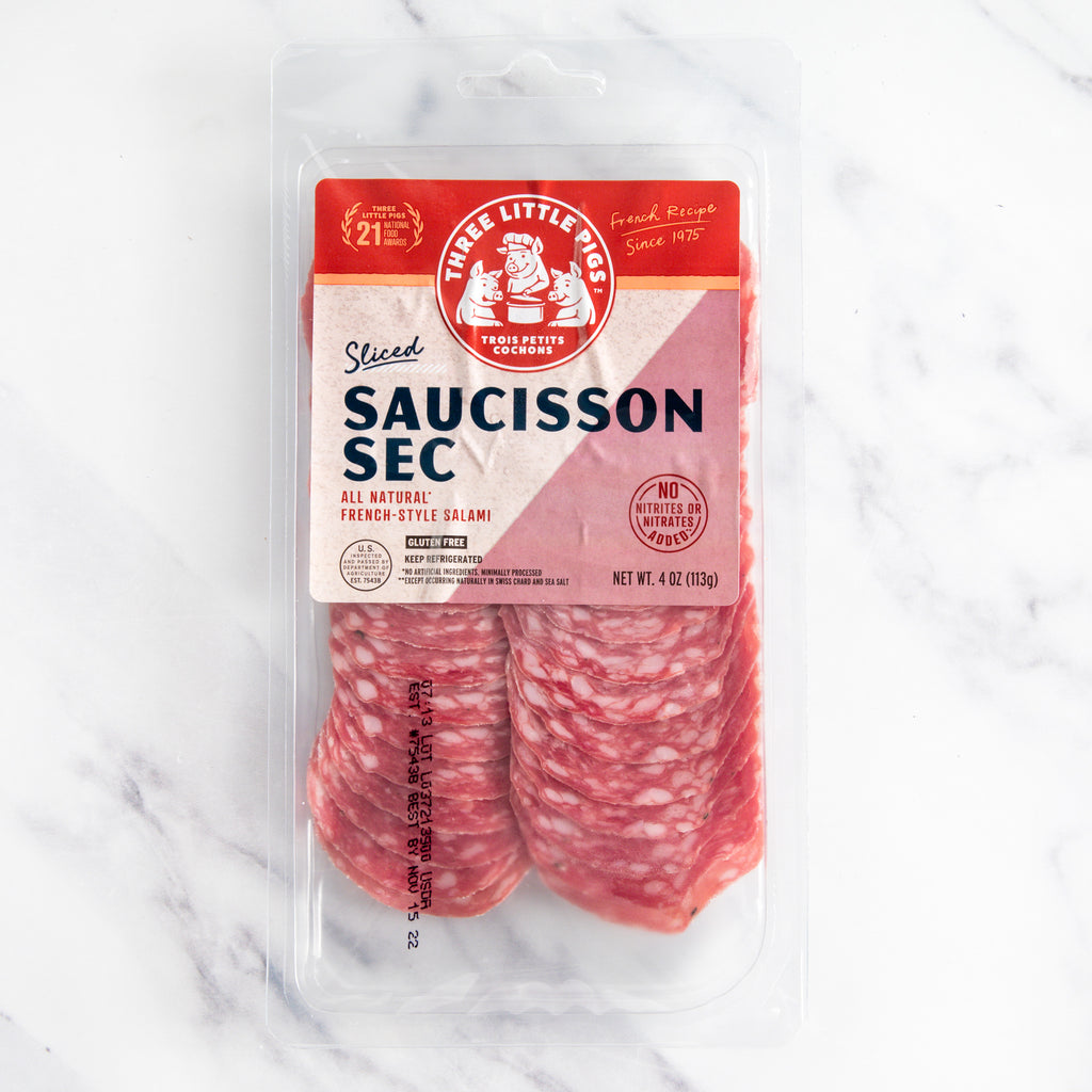Jambon Sec - Sliced/Les Trois Petits Cochons/Prosciutto & Cured Ham –  igourmet