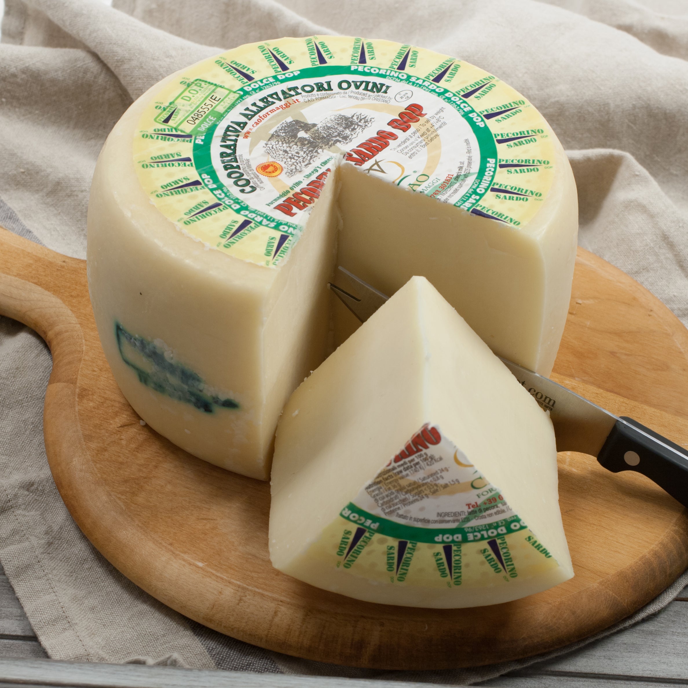 CAO Formaggi's Pecorino Sardo Dolce DOP Cheese