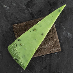 Green Pesto Gouda Cheese_Cut & Wrapped by igourmet_Cheese