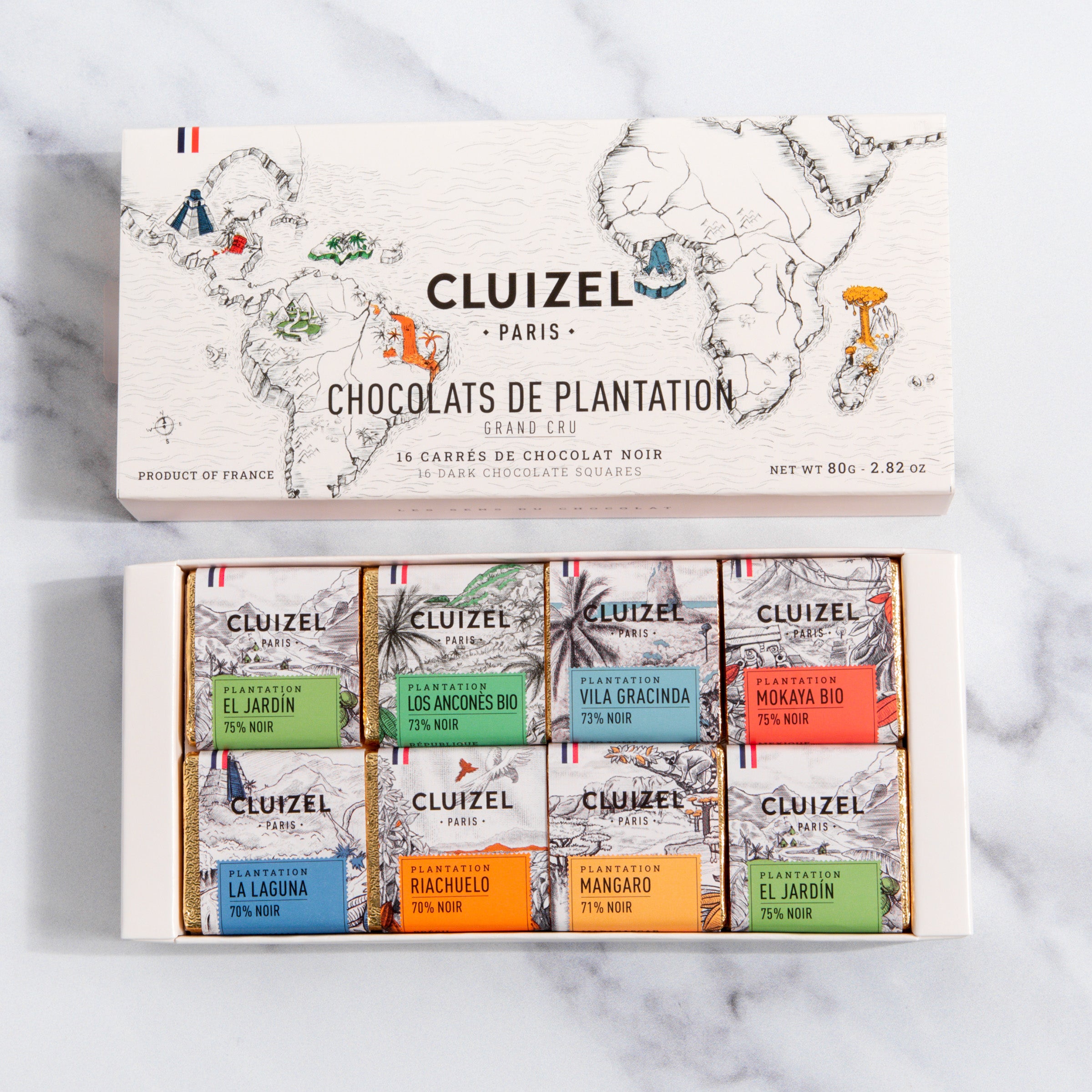 igourmet_7463_Michel Cluizel_Single Estate Chocolate Bar Tasting Box_Chocolate Specialties