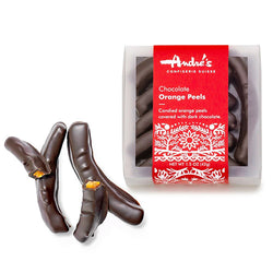 Chocolate Covered Candied Orange Peels - 6 piece
