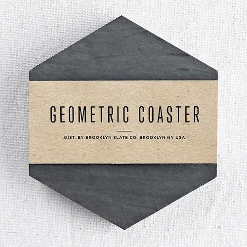 Geometric Slate Coasters