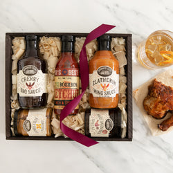 Specialty BBQ Condiments Gift Crate