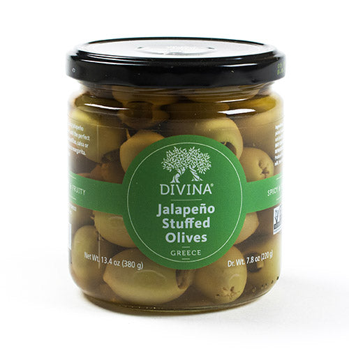 Jalapeño Stuffed Greek Olives