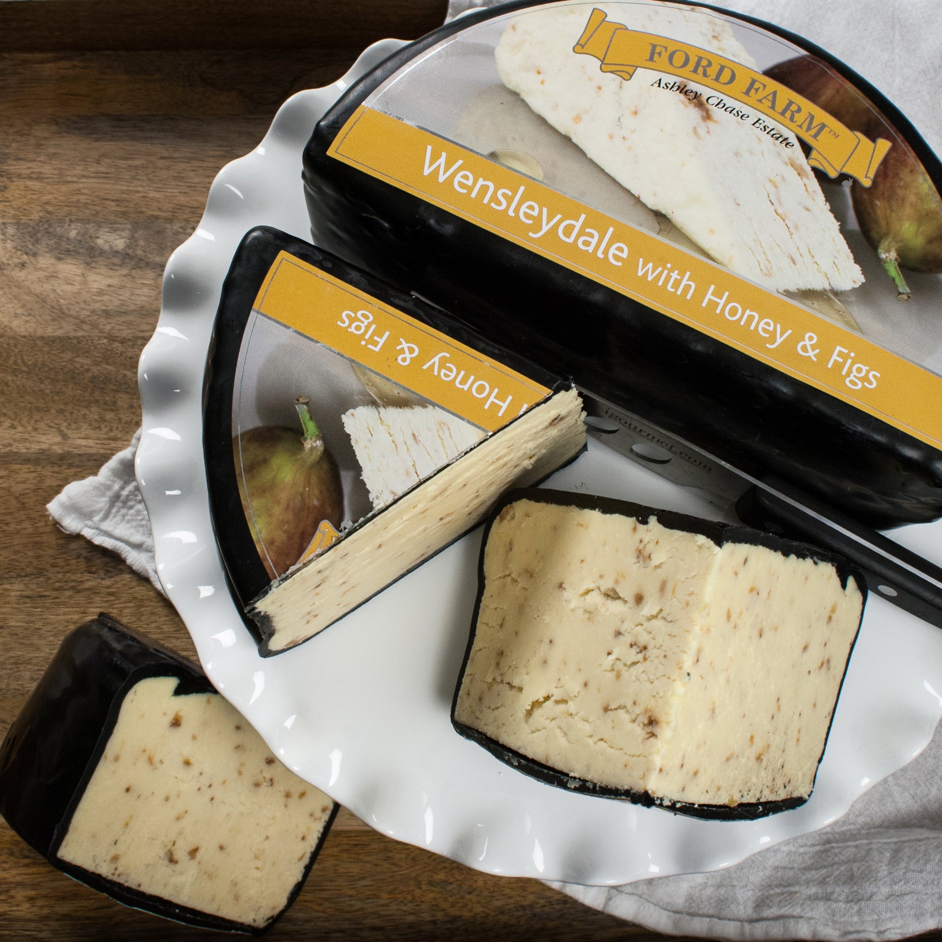 Wensleydale Cheese with Fig and Honey