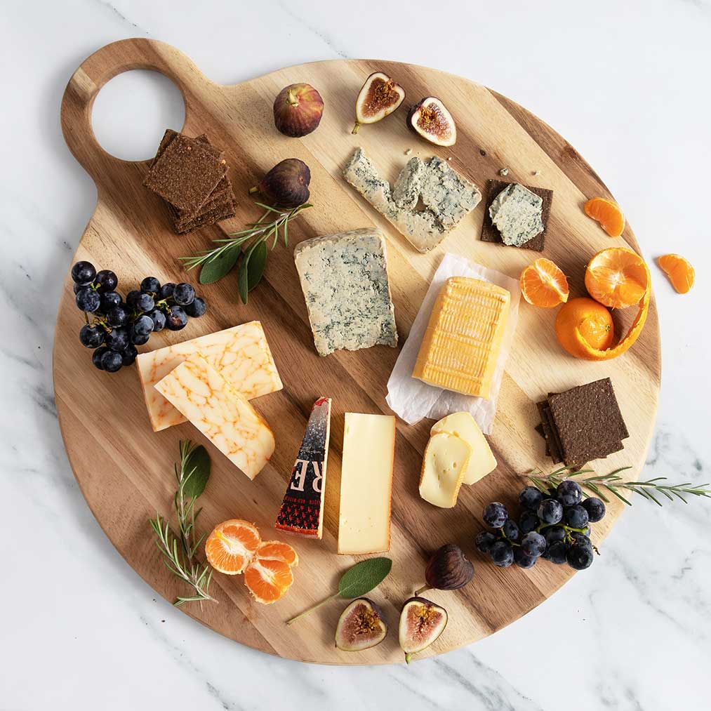 Extra Large Round Acacia Wood Serving Board