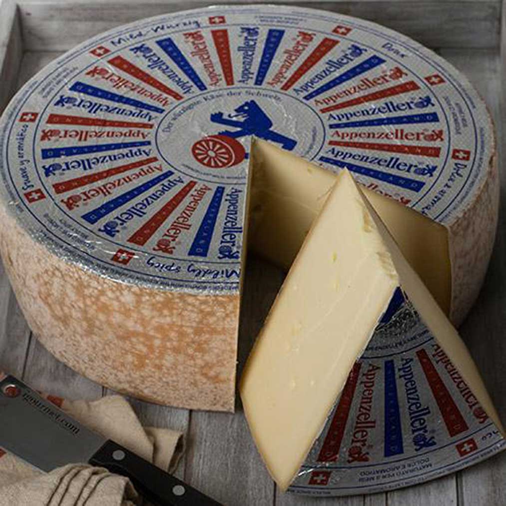Appenzeller Cheese Cut Wrapped By Igourmet Cheese