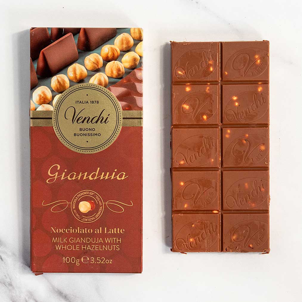 Milk Gianduia & Hazelnut Italian Chocolate Bar – igourmet