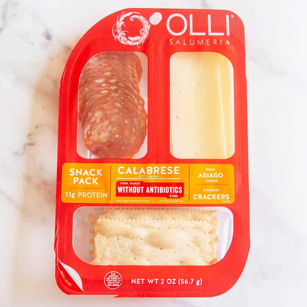 Calabrese Salami, Asiago & Cracker Snack Pack