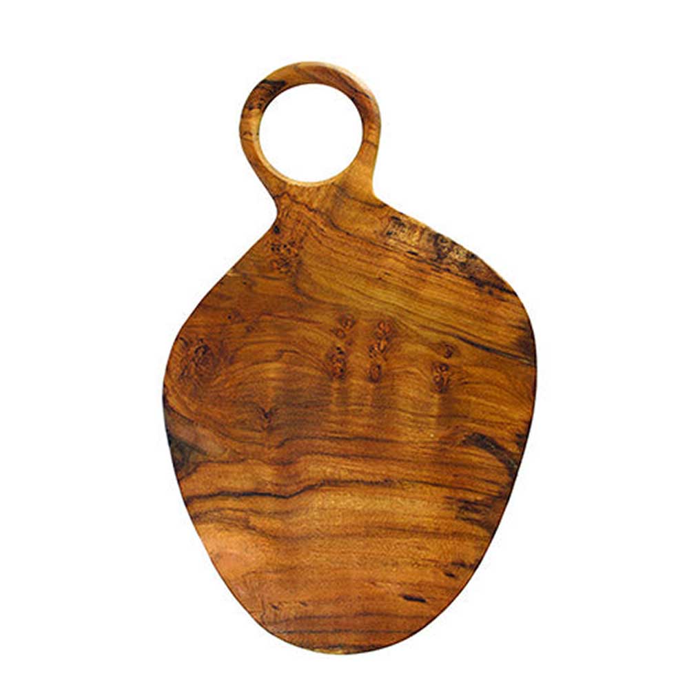 Teak Oval Board with Handle