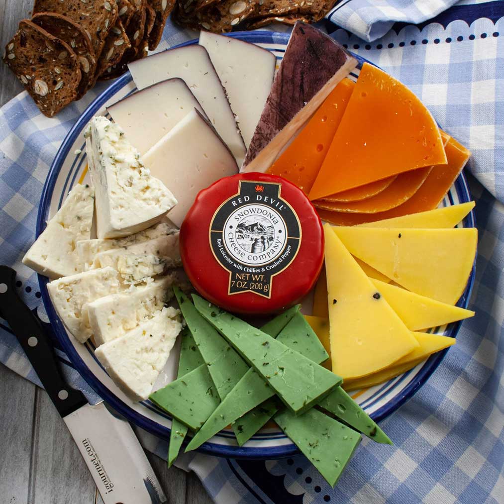 igourmet - A Rainbow of Colorful Cheeses