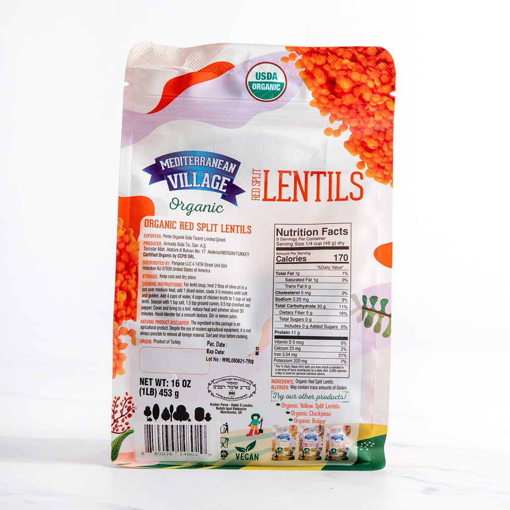 igourmet - Organic Red Split Lentils