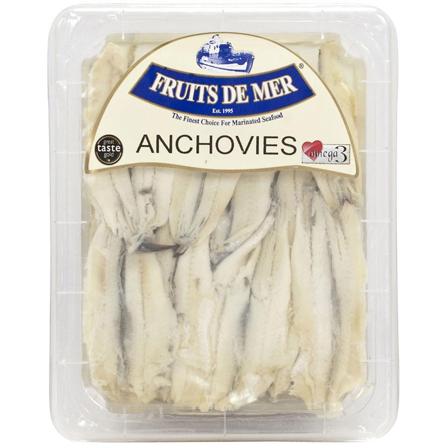 White Anchovies Marinated in Sunflower Oil